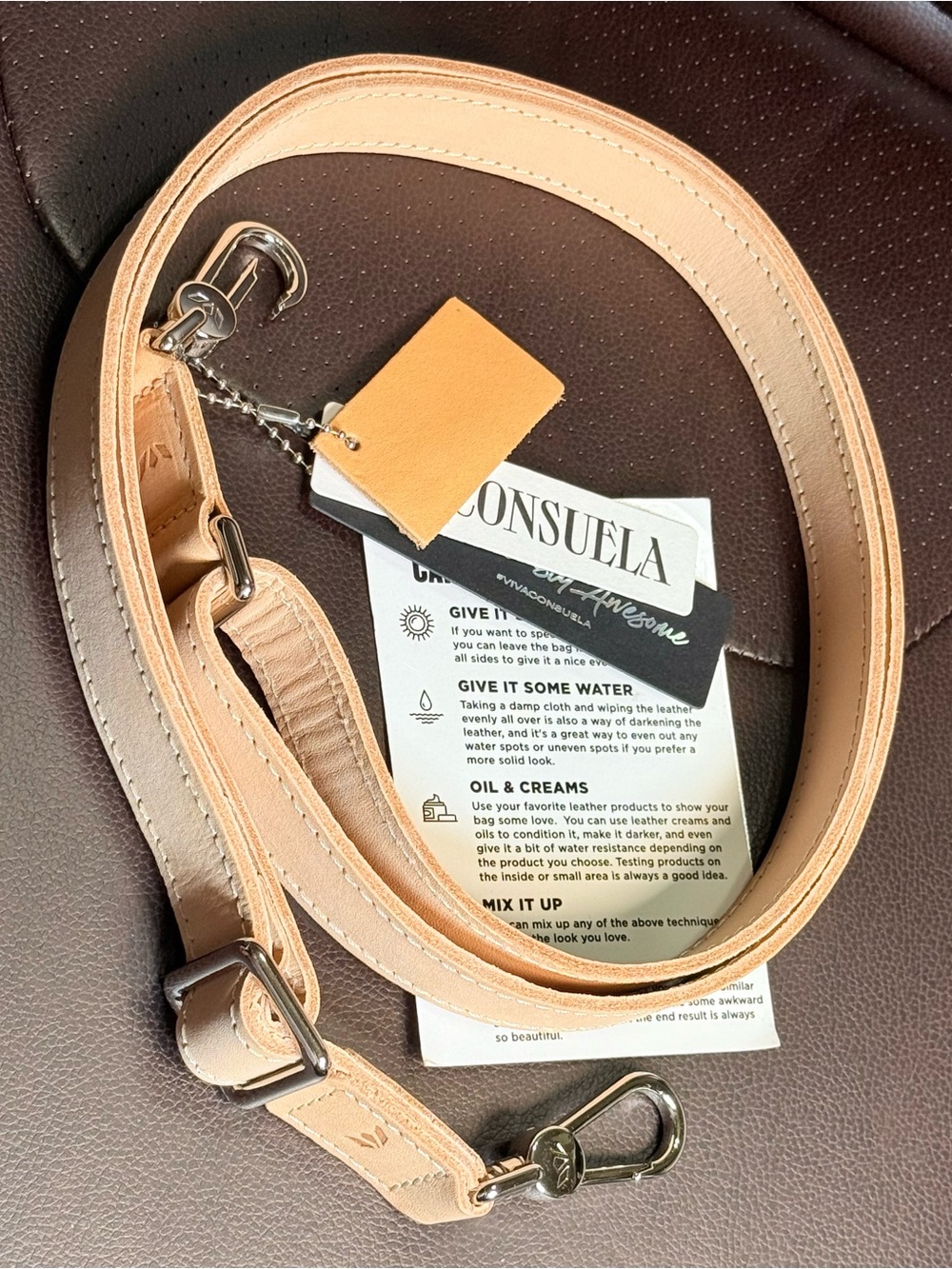 Consuela Leather Adjustable Strap - Picture 4 of 4